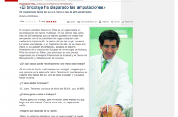 el bricolaje a disparado las amputaciones